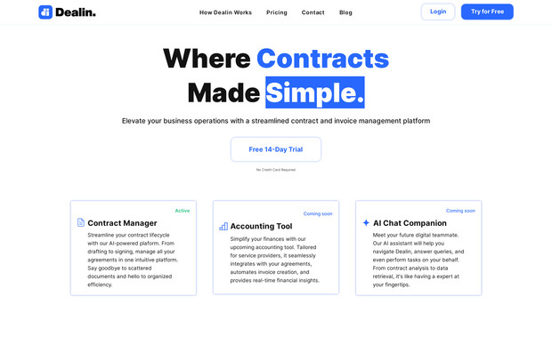 Dealin: Branding, CMS (website), CRM, Sales Enablement & Automation, etc