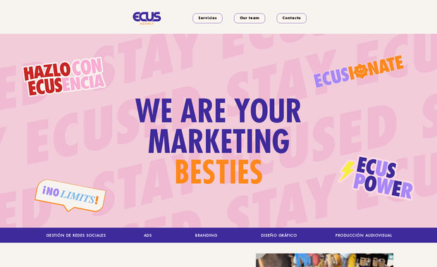 Ecus Agency: Desarrollo de Website + SEO 