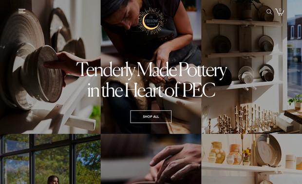 Yellow Studio Pottery: A robust website rebrand for Yellow Studio Pottery including custom original photography, hundreds of ecommerce projects and a multi-retreat booking site.