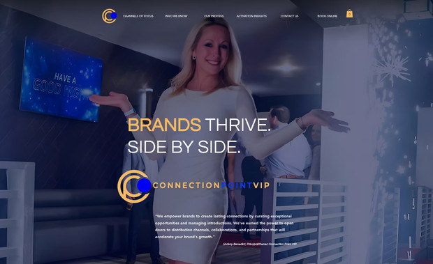 Connection Point Vip: Brand Development and Website Design