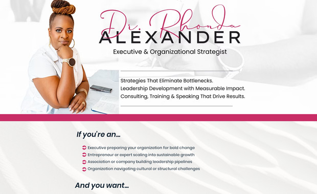 Personal Brand Website for Speaker & Author: A responsive personal brand website built to elevate a speaker, author, and educator’s digital presence. The design features bold messaging, clear navigation, event promotion, and content that highlights expertise, credibility, and purpose. Includes contact and booking integration for audience engagement and outreach.