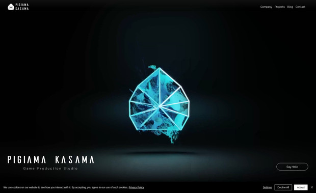 PIGIAMA KASAMA - Game Production Studio: Pigiama Kasama è una B.V. con sede ad Amsterdam. Inserendosi in prima linea nella rivoluzione digitale, la società, lavora per aprire nuovi orizzonti nel campo non solo del metaverso, ma anche della realtà aumentata, del gaming e della produzione virtuale.

Un'idea  chiave è alla base del progetto: la tecnologia e l'interattività devono  funzionare al servizio di un'idea che produce sensazioni di meraviglia.  I veri protagonisti sono le immagini potenti e la creatività mentre, la tecnologia digitale, diventa il miglior mezzo per esporle.

Tramite un fantastico processo di co-design con il team di Pigiama Kasama abbiamo realizzato un'identità d'immagine chiara e riconoscibile che  trova la sua espressione nel sito web. Lo studio dei font, dei colori e  dell'esperienza di navigazione permettono un approccio, quanto mai  semplice e intuitivo, ai concetti e ai servizi della nuova era digitale.