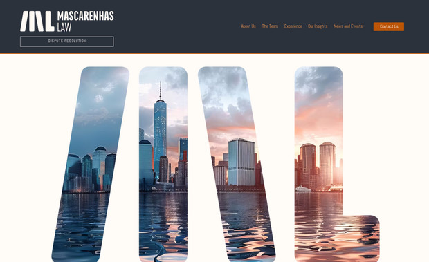 Mascarenhas Law_1: This site is built in wix studio. 

The Mascarenhas Law website was designed and developed to reflect the firm’s professionalism, credibility, and deep expertise in dispute resolution. The design uses a clean, modern layout with strong typography, structured content sections, and a sophisticated color palette to convey trust and authority. The development focused on a fast, responsive experience across devices, with intuitive navigation, optimized performance, and clear calls-to-action to guide visitors toward key pages such as Practice Areas, Experience, and Contact.

The site presents complex legal services in a simple, user-friendly format, ensuring clients can quickly understand the firm’s strengths, expertise, and global capabilities. Overall, the project delivers a polished and strategic digital presence aligned with the firm’s boutique-yet-elite positioning