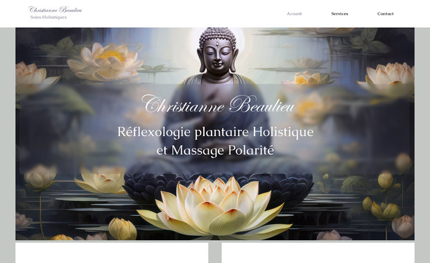 Christianne Beaulieu Soins Holistiques: Création du site et SEO