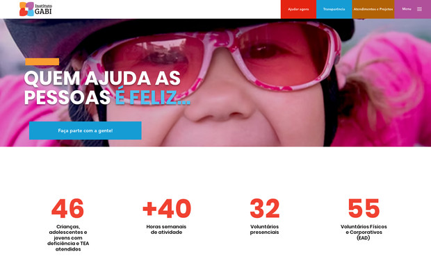 Instituto Gabi: Web Design
