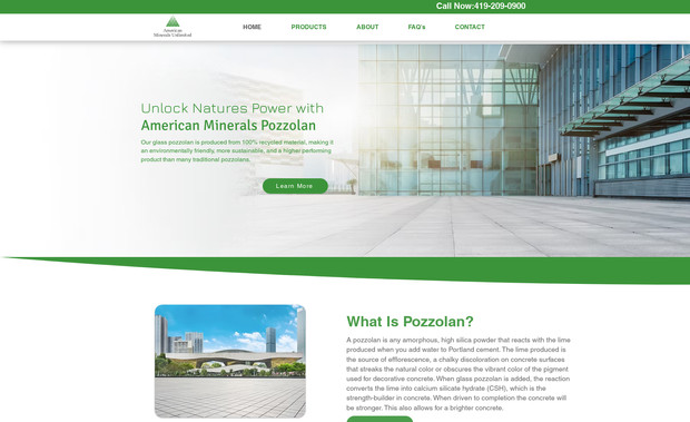 American Minerals Co: A simple and sleek design that gets the job done!