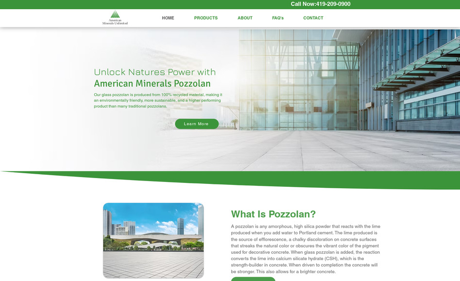 American Minerals Co: A simple and sleek design that gets the job done!