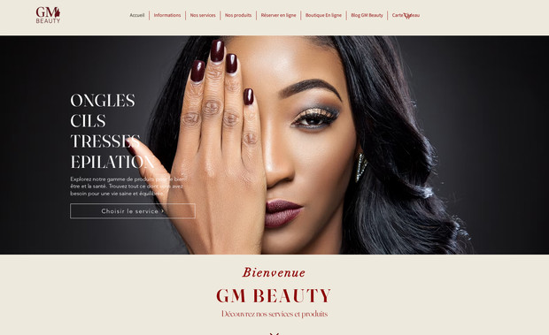 Gm Beauty: Ongles
Cils
Tresses
Epilation