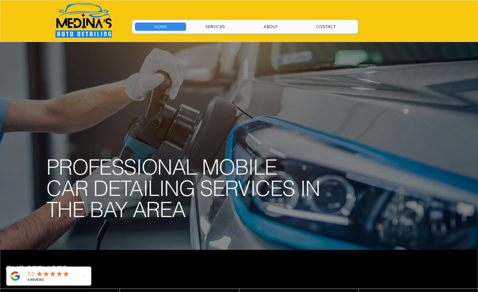 Medina Auto Detailin: New website design