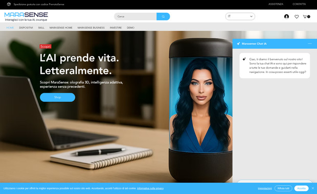 Marasense: Il primo dispositivo olografico con AI