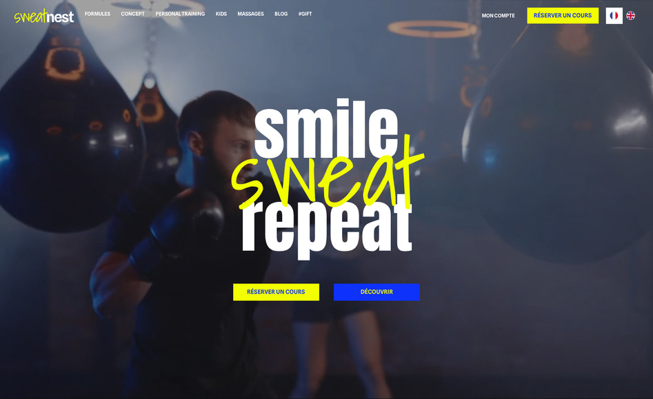 SweatNest: Brand identity, Webdesign and SEO