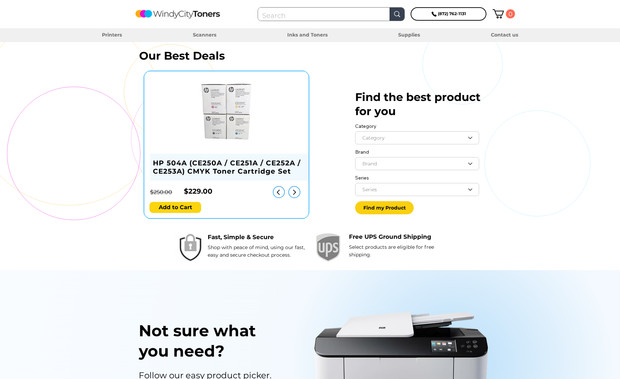 Windy City Toners: Tienda online de impresoras, tintas y más