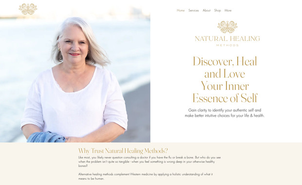 Julie Hogan: Website redesign and tech support help to set up a booking calendar and business email.