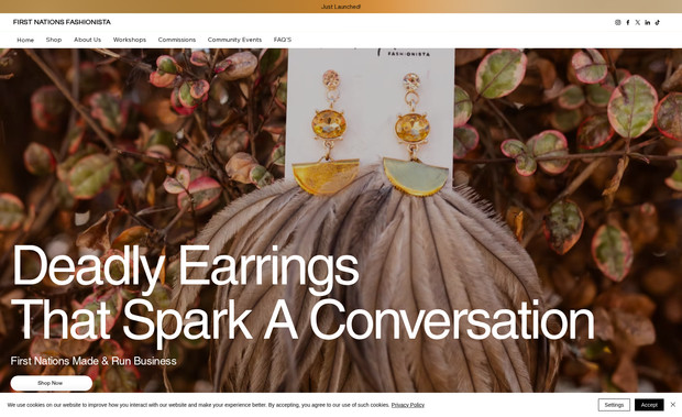 FNF Australia: First Nations Fashionista is a newly launched online boutique celebrating Aboriginal culture through handcrafted accessories and fashion. Founded by Bec, a proud Aboriginal woman with cultural and traditional connections to the Yirrganydji and Wulgurukaba peoples of Far North Queensland, the brand offers unique, sustainable pieces that spark conversation and honor heritage.

As the developer, the goal was to create a website that not only reflects the organization's commitment to cultural integrity but also offers an intuitive and responsive user experience that is simply rather than cluttered as many ecommerce stores are.

Cultural Representation: Incorporating elements that resonate with the Quandamooka and Kaanju nations' identities, ensuring the website reflects the local culture and community spirit.

User-Centric Design: Implementing intuitive navigation and responsive design to ensure accessibility across devices, facilitating easy access to information and resources for all users.

Content Organization: Reorganizing and streamlining content to make information more accessible, including clear navigation paths to services, community events, and contact information.

Interactive Features: Implementing interactive elements such as an event calendar and subscription options to engage visitors and enhance usability.

The newly launched website now serves as a comprehensive digital platform that effectively communicates the organization's mission and services. It provides prospective clients with an engaging and informative experience, facilitating easier navigation and access to cultural resources. The development of this website aligns with Yura Consultancy's vision to empower communities through cultural leadership and meaningful engagement.
