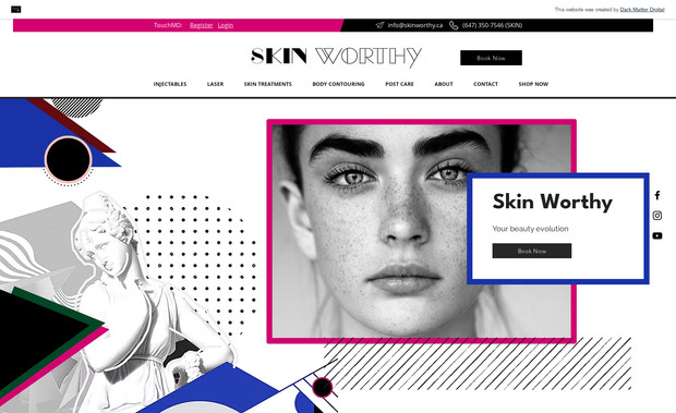 Skin Worthy: Website Redesign / SEO / Branding for Toronto's leading cosmetic dermatologist - Skin Worthy