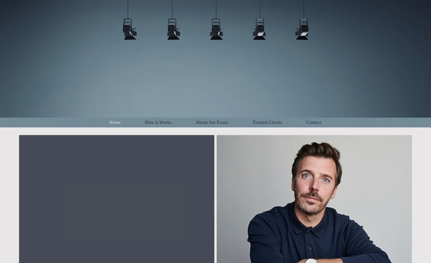 Joe Consultancy: One-page website renovation.