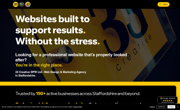 33 Creative: Our very own WIX Studio website!