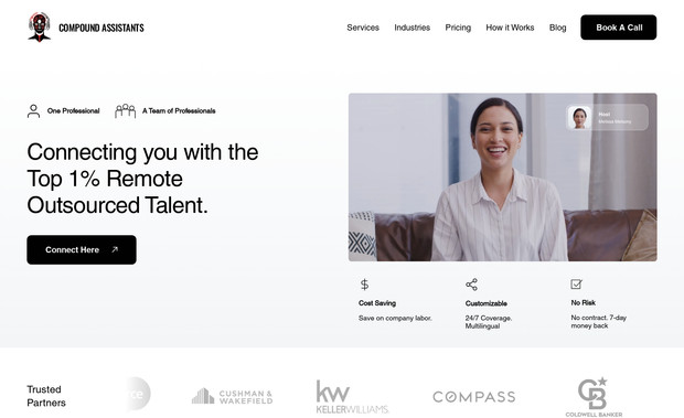 Compound Assistants: Full Advanced website build, content strategy and brand development