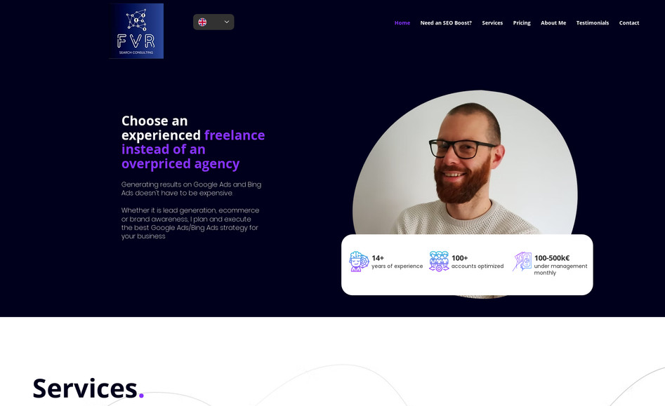 FVR Search Consulting: FVR Search Consulting bears my fingerprints as I meticulously designed and constructed it from the ground up. It showcases my prowess in web development, capturing the essence of thrilling adventures through a website crafted with care.