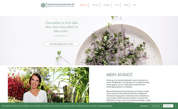 Mag. Renate Maierhofer Diätologin: Ernährungsmedizinische Beratung & Therapie