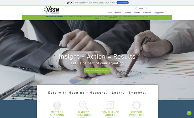 Mystery Shopper - ADVANCED REDESIGN: CHALLENGE - The National Shopping Service Network, a leading mystery shopper service provider, had outgrown its previous website, was suffering from poor conversion rates, and needed to align the design to a growing suite of services offered. 

RESULTS
- 5-star review from the owner
- Kickoff to go live in under 6 weeks
- A conversion-focused design that is ready for an expanded inbound marketing strategy