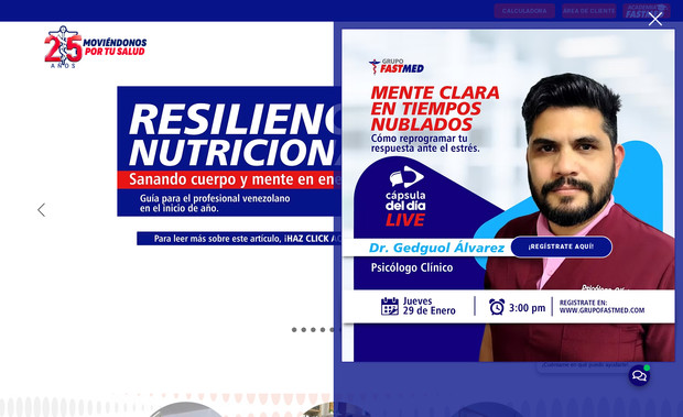 Fastmed: I designed a clean, professional website for Grupo Fastmed, highlighting their three core offerings: Basic Affiliation, Human Talent Support, and In-Company Services.
The site clearly communicates their adaptable healthcare plans, unlimited telemedicine, and compliance standards.
It features a client area and a well-structured layout, making it easy for users to navigate and access essential information.