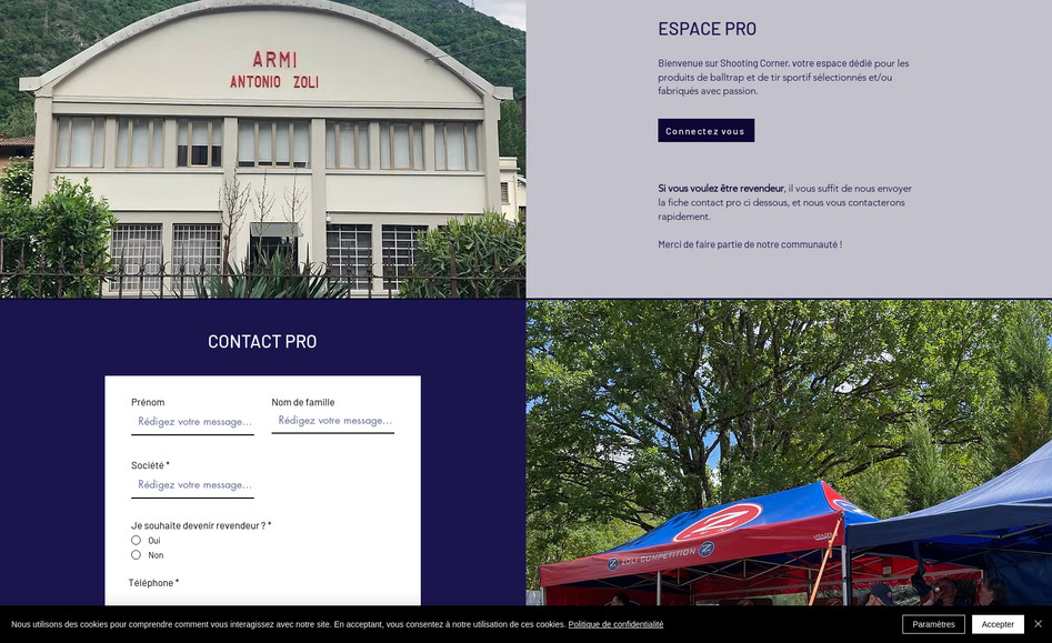 Shooting Corner Boutique Pro: Boutique en ligne spécialisée dans le matériel et accessoires pour le tir sportif professionnel.