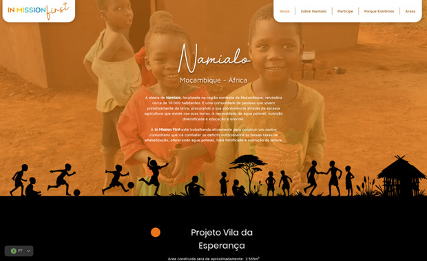 In Mission First: Um projeto que abraçamos a causa! In Mission First é um projeto que visa levar dignidade para o povo africano. E com muito orgulho podemos dizer que fomos os responsáveis por iniciar a comunicação digital deste projeto.