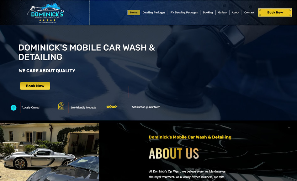 Dominick's Car Wash: Project Overview: Dominick’s Auto Detailing Website Development & SEO Optimization

Client: Dominick’s Auto Detailing
Website: www.dominicksautodetailing.com
Industry: Mobile Car Detailing & Auto Detailing Services
Location: Santa Barbara, CA

Project Scope:
For Dominick’s Auto Detailing, we designed and optimized a professional, user-friendly website that enhances their online presence and increases customer bookings. Our goal was to create a visually appealing, SEO-driven, and conversion-optimized website that highlights their services and attracts local customers.

Final Thoughts

Dominick’s Auto Detailing now has a high-performance, SEO-optimized website that not only attracts potential customers but also converts them into loyal clients. By combining modern design, strategic SEO, and technical enhancements, we created a powerful digital presence that will continue to drive growth for the business.

🚗 Looking to elevate your auto detailing business online? 
Contact us today to get started! 🚀

Resumen del Proyecto: Desarrollo y Optimización SEO para Dominick’s Auto Detailing

Cliente: Dominick’s Auto Detailing
Sitio Web: www.dominicksautodetailing.com
Industria: Detallado Automotriz y Lavado de Autos Móvil
Ubicación: Santa Bárbara, CA

Sobre El Proyecto:

Para Dominick’s Auto Detailing, desarrollamos y optimizamos un sitio web profesional, atractivo y fácil de usar, diseñado para mejorar su presencia en línea y aumentar sus reservas. Nuestro objetivo fue crear un sitio muy atractivo visualmente hablando. Optimizado para un SEO Local y orientado a la conversión de sus servicios y atraccion de clientes locales.

¿Qué hicimos?

1. Diseño y Desarrollo Web:
Diseñamos un sitio web moderno y responsivo, optimizado para dispositivos móviles y de escritorio.

Implementamos una estructura de navegación clara para que los usuarios encuentren fácilmente los servicios, precios y opciones de reserva.
Creamos un diseño visual atractivo con imágenes de alta calidad que muestran el trabajo de detallado.
Integramos un sistema de reservas en línea intuitivo y gratuito facilitando la programación de citas para los clientes y para el operador del negocio tambien. 

Conclusión

Dominick’s Auto Detailing ahora cuenta con un sitio web optimizado para SEO y diseñado para convertir visitantes en clientes. Gracias a una combinación de diseño moderno, estrategias SEO efectivas y mejoras técnicas, hemos logrado una presencia digital fuerte y competitiva que impulsará el crecimiento del negocio.

🚗 ¿Quieres potenciar tu negocio de detallado automotriz en línea? ¡Contáctanos y llevaremos tu marca al siguiente nivel! 🚀