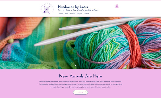 Handmade By Lotus: Website Design Updates and Brand Guidelines