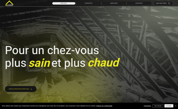 MOS Confort: Le site web de MOS Confort a été pensé pour offrir une expérience utilisateur à la fois fluide, élégante et orientée vers la conversion. Alliant performance, design moderne et contenu pertinent, il reflète parfaitement l’univers de la marque.

🌀 Des animations discrètes mais dynamiques renforcent l’interaction avec l’utilisateur et captent l’attention dès l’arrivée sur le site. Chaque page respecte une ligne visuelle cohérente, mettant en valeur les produits et les solutions de confort offertes par l’entreprise.

📊 Sur le plan du SEO, le site est entièrement optimisé pour assurer une visibilité maximale dans les moteurs de recherche. Une recherche approfondie sur les mots-clés liés au domaine du bien-être et de l’habitat a permis de cibler efficacement une clientèle qualifiée et intéressée.

📩 Le site a également été conçu pour encourager les visiteurs à entrer en contact facilement : boutons d’appel à l’action bien visibles, formulaires simplifiés, et navigation orientée vers la prise de rendez-vous ou la demande d’information.

➡️ L’ancien site a été migré avec soin vers Wix Studio, assurant une transition fluide et sans perte de référencement grâce à une gestion rigoureuse des redirections d’URL.

🖌️ Enfin, l’ensemble de l’identité visuelle a été conçu sur mesure afin de transmettre la chaleur, le professionnalisme et l’approche humaine de MOS Confort.