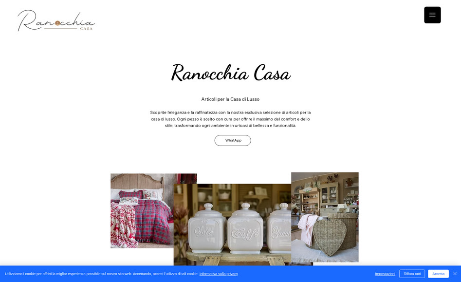 ranocchiaCasa: Sito presentazione