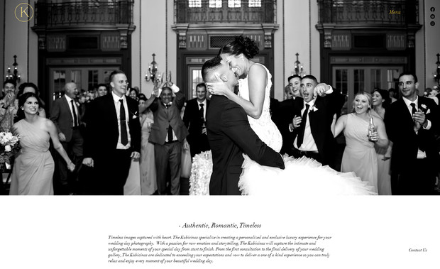 The Kubicinas : Wedding Photography Website
