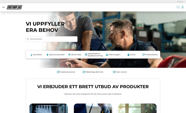 Motorplan Studio: We custom developed Motorplan’s new online store and customer portal with a focus on creating an efficient and fully integrated purchasing workflow. Motorplan supplies consumables and office materials to businesses, and the goal of the project was to build a modern platform where customers can easily place orders while maintaining full control over their purchases linked to different cost centers. 