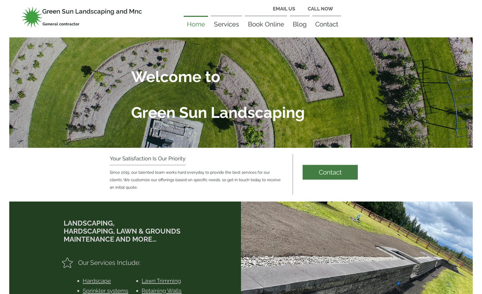 Advanced Website GreenSun Landscaping: Implementing Responsive Design for https://www.greensunlandscaping.com/: We designed the website with responsiveness in mind, ensuring that it looks and functions well across various devices and screen sizes. This involves utilizing responsive design techniques and testing the website on different devices to ensure a consistent experience.