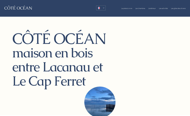 Côté Océan: Charte graphique, création site web, ligne éditoriale et rédaction, production de contenu, référencement SEO, web marketing.