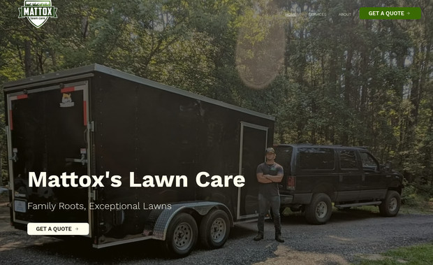 Mattox Lawn Care: Website Design