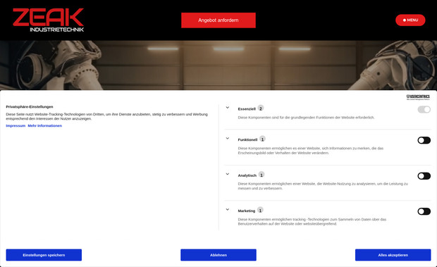 zeak: Relaunch der Webseite; SEO; Content-Erstellung