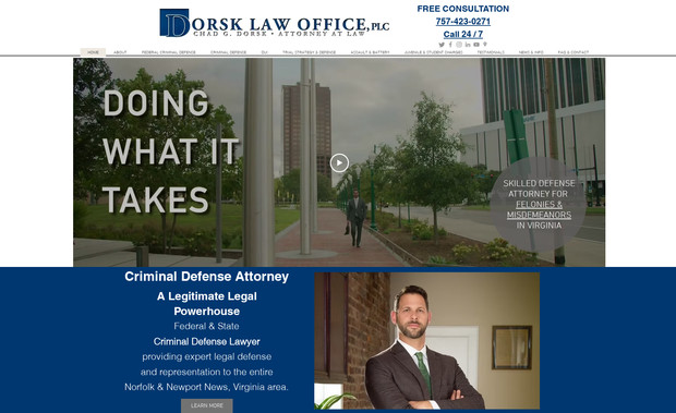 dorsklawva: Website design, SEO and site management