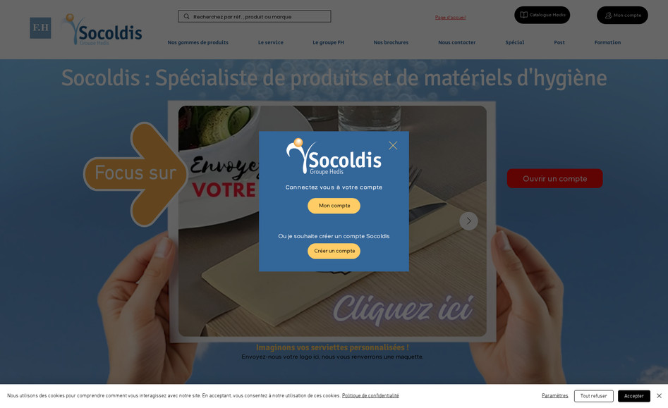 Socoldis: Plateforme vitrine 