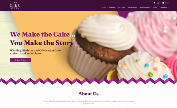 Cake Story: Bespoke Design | Custom Gallery display | SEO