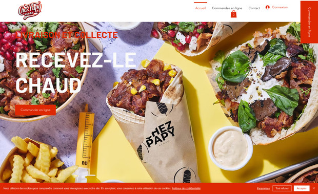 ChezPapy kebab: As the creator of this site, I've dedicated myself to showcasing the authentic flavors and culinary traditions of the Mediterranean region.

At Kebab Chez Papy, we specialize in serving up a delectable selection of kebabs, falafel, shawarma, and other Mediterranean delights. 

Each dish is crafted with care and attention to detail, using only the freshest ingredients and traditional recipes passed down through generations.

With a user-friendly and visually appealing website design, I've aimed to create a platform that captures the warmth and hospitality of our restaurant. Whether you're craving a classic chicken kebab, a savory lamb shawarma, or a flavorful vegetarian falafel wrap, Kebab Chez Papy has something to satisfy every appetite.

But Kebab Chez Papy is more than just a place to enjoy delicious food—it's a gathering place where friends and family come together to share good times and create lasting memories. 

With our welcoming atmosphere and friendly service, we strive to make every dining experience memorable and enjoyable.