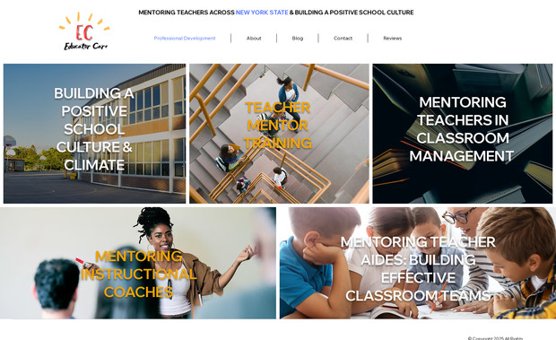 Educator Care: EducatorCare.com
An informative, professional platform for a mission-driven organization supporting educators. Features private access portals, clear messaging, and a layout built for functionality, trust, and ease of use by schools and staff.