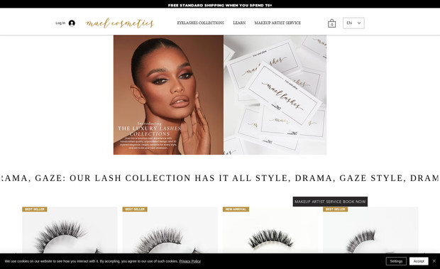 Mael Cosmetics : Desarrollo de Marca, Desarrollo e-Commerce