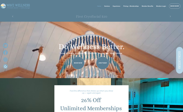 Wave Wellness VA: Wave Wellness, a recently established infrared sauna and cold plunge studio, sought the expertise of Two17 Marketing to bolster their brand presence, expand their customer base, and create a strong online and offline marketing strategy. In response to this challenge, Two17 Marketing embarked on a comprehensive marketing project that encompassed website development, social media management, brand awareness, a go-to-market strategy, and end-to-end marketing execution. The result was a remarkable transformation that catapulted Wave Wellness into the spotlight of the local wellness industry.