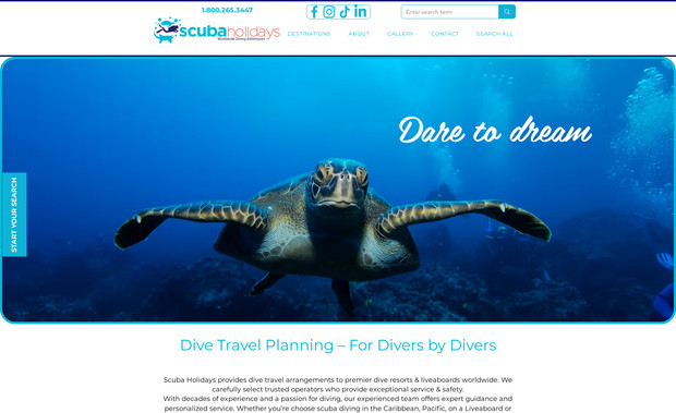 Scuba Holidays: Project: Scuba Holidays – Website & Digital Marketing Development

Client: Scuba Holidays
Industry: Travel & Scuba Diving Vacations
Services Provided: Website Development, SEO Strategy, Content Marketing, Blog Development, Travel Promotion

Scuba Holidays is a travel company specializing in curated scuba diving vacations around the world. The company connects diving enthusiasts with premier dive resorts, liveaboard experiences, and adventure destinations across regions such as the Caribbean, Indonesia, the Philippines, Fiji, the Maldives, and the Galapagos.

Wave Genius partnered with Scuba Holidays to strengthen their online presence, improve search visibility, and position the brand as an authority in the scuba travel niche.

Project Objectives

The primary goals of the project were to:

Improve organic search visibility for scuba travel destinations

Create a content-driven marketing strategy focused on dive resorts and liveaboards

Develop engaging travel content that inspires bookings and inquiries

Establish Scuba Holidays as a trusted resource for scuba travel planning

Website & SEO Strategy

Wave Genius implemented a structured SEO framework to ensure the site performs well in search engines while remaining easy for travelers to navigate.

Key elements included:

On-page SEO optimization for destination and dive travel keywords

Structured page architecture for resorts, liveaboards, and destinations

Meta data optimization and search-friendly content formatting

Internal linking strategies to improve crawlability and user flow

The goal was to ensure the website could compete for high-intent search terms related to scuba diving vacations and dive travel planning.

Content Marketing & Blog Development

A major component of the project involved building a comprehensive content marketing strategy designed to attract scuba travelers during the early research phase of trip planning.

Wave Genius developed a blog structure that includes:

Dive destination guides

Marine life education articles

Resort and liveaboard reviews

Ocean conservation topics

Scuba travel tips and planning resources

Each article is designed to deliver real value to readers while supporting long-term SEO growth.

Travel Experience Promotion

The content also highlights premium dive resorts and liveaboards offered through Scuba Holidays, giving readers insight into what makes each location unique. Articles are written to capture the excitement of diving while providing practical travel information that helps divers choose the right destination.

The strategy allows Scuba Holidays to showcase destinations such as:

Belize barrier reef dive resorts

Bonaire shore diving experiences

Cayman Islands dive resorts

Indonesian liveaboards in Raja Ampat and Komodo

Maldives luxury dive cruises

Galapagos expedition diving

Results & Positioning

Through the combination of strategic SEO, educational content, and destination storytelling, the Scuba Holidays website is positioned to grow as a trusted resource for scuba travel planning.

The project demonstrates how a strong content foundation paired with technical SEO can help niche travel companies compete online and attract highly targeted travelers looking for unforgettable diving experiences.