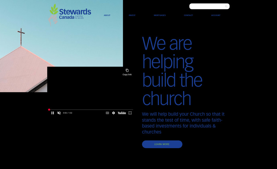 Stewards Canada: Stewards Canada is a registered charity providing mortgage financing to Christian churches, schools, nursing facilities and camps. Banks are generally reluctant to lend to churches, due to donations being the sole source of income. They often charge higher interest rates with strict conditions to offset their perception of higher risk. In contrast, Stewards Canada offers standard mortgage interest rates and more lenient terms, made possible with our history of church financing expertise, ensuring mortgage security is sufficient to cover loans.