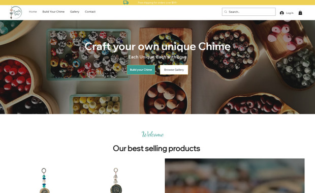 Chimes by Design: Custom Bell Chime Configurator
Project Overview:
At Samprand, we take pride in pushing the boundaries of digital customization. Our latest venture – a fully interactive bell chime configurator – exemplifies our commitment to creating bespoke user experiences. Designed for a leading home décor brand, this sophisticated tool on Wix allows customers to design their own unique hanging bell chimes from a symphony of options.

Challenge and Solution:
The challenge was to capture the essence of personalization – giving each customer the power to create a product that resonates with their individual style. Leveraging our mastery of Velo by Wix, we engineered a seamless interface where users can select materials, sizes, tones, and designs, previewing their creation in real-time. This project showcases our capabilities in enhancing user engagement through intricate CMS integrations and custom-coded solutions.

Features:

Intuitive Design Interface: A user-friendly UI that guides the customer through each step of the creation process.
Real-Time Visualization: As users select different elements, they see their chime come to life in a vivid, dynamic preview.
Comprehensive Customization: From the number of bells to the material and finish, users can customize every aspect.
Integrated E-Commerce: Seamless integration with the site's e-commerce platform for an effortless transition from design to purchase.
Impact:
Our custom product configurator not only enriched the user experience but also significantly boosted our client's conversion rates. It stands as a testament to the power of personalized e-commerce, crafted with the finesse of Samprand's Velo coding expertise.

Invite Customization:
Inspired to offer your customers a similar level of personalization? Let's discuss how we can bring your product to life with a custom configurator that sings in harmony with your brand's ethos.