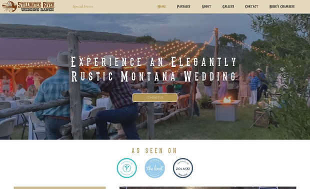 Stillwater Wedding: Cyberfrog Technologies, LLC created a new front page for the website to bring many more brides to the site.  So far, not only the owner of this gorgeous venue is overly please, he mentioned that all the brides looking at the site are now falling in love with what they see.  Cyberfrog has also conducted SEO for the client and the venue is now featured on MANY large wedding websites.