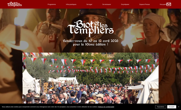 Biot & les Templiers: Wix Studio
